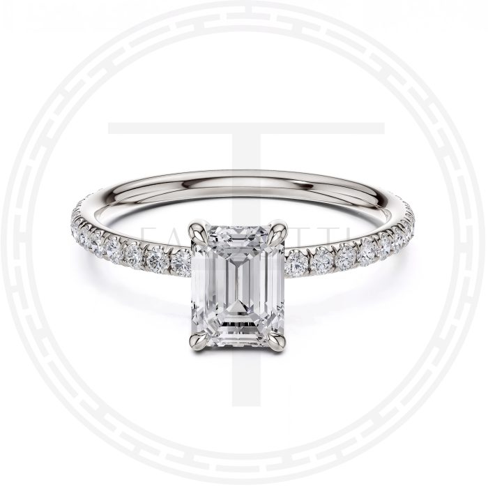 1ct esmeralda con laterales - Imagen 4