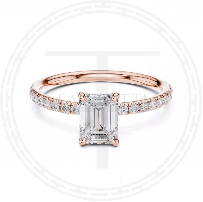 1ct esmeralda con laterales - Imagen 3