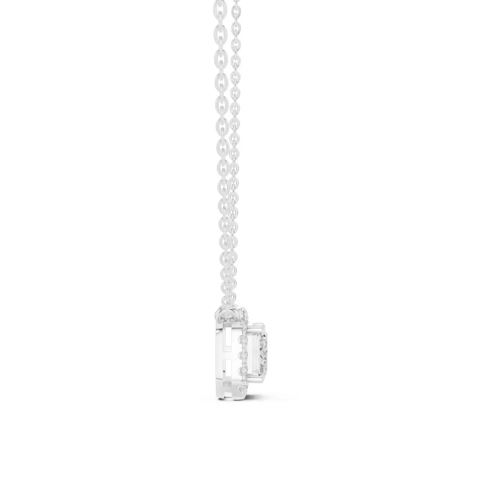 Dije con Diamante Solitario Corte Esmeralda - Imagen 6